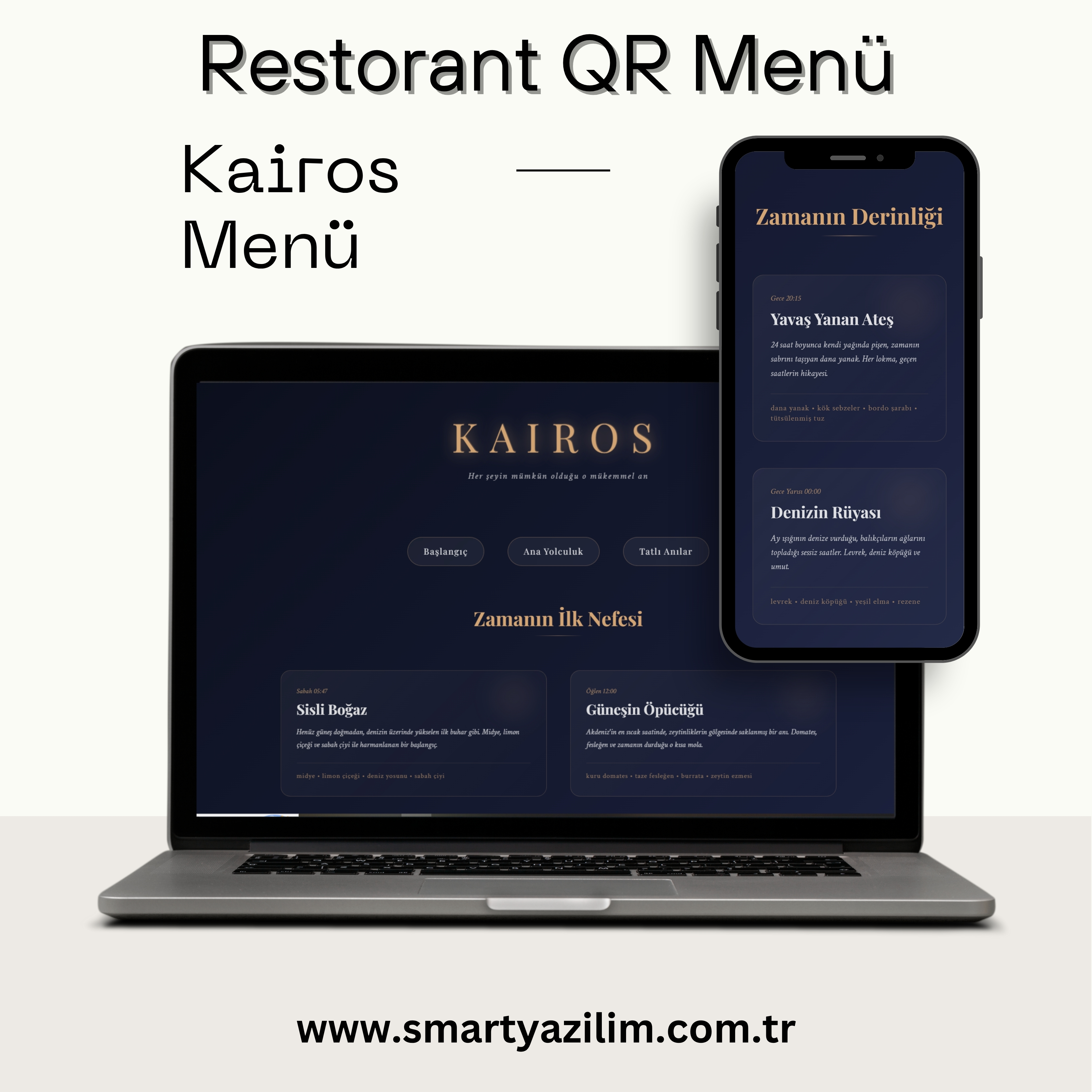 Kairos Konsept Restoran Menü