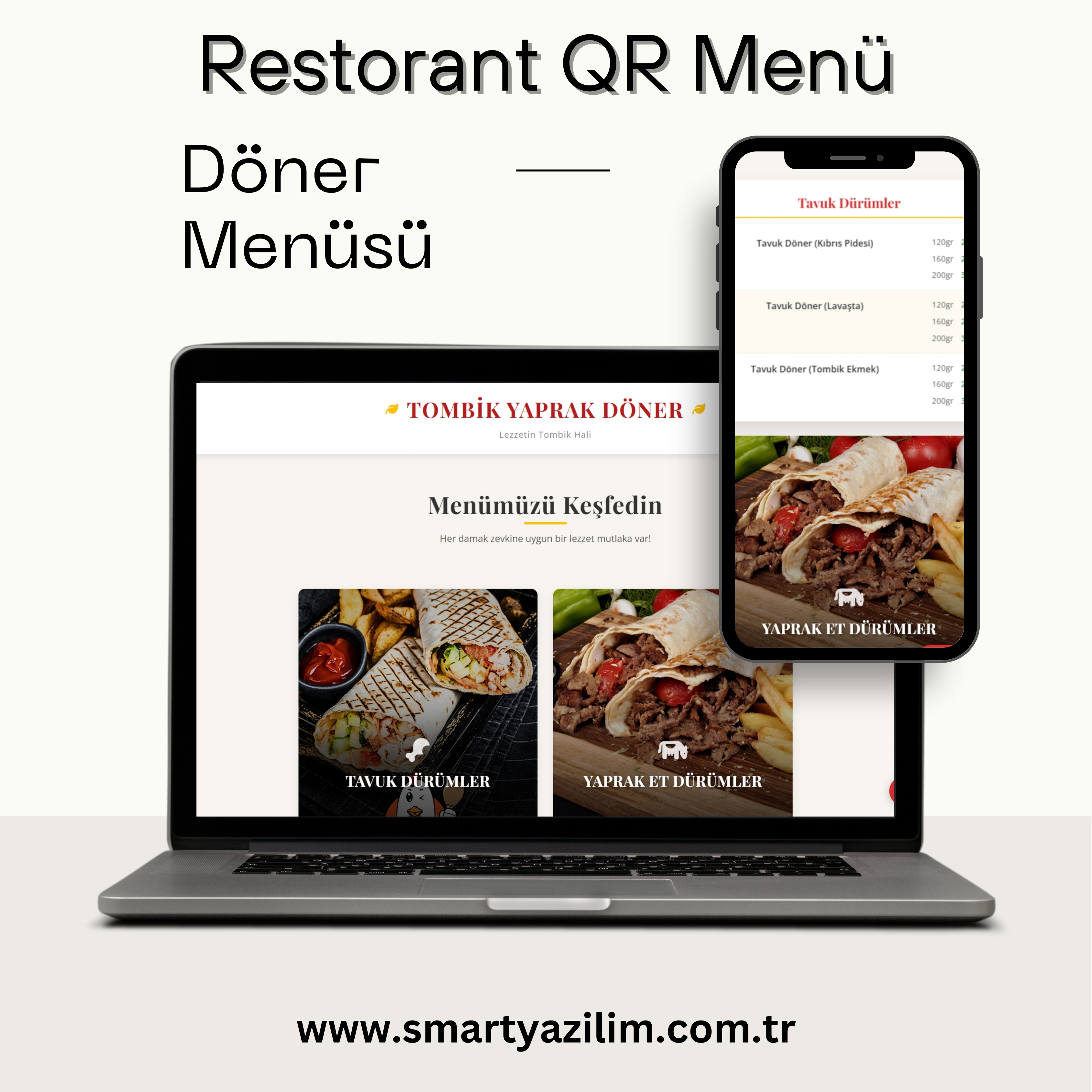 Tombik Yaprak Döner Menü